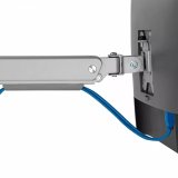 Ergo Office Aluminium Monitor Mount with Gas Spring, Double Arm, VESA 75x75/100x100, 17