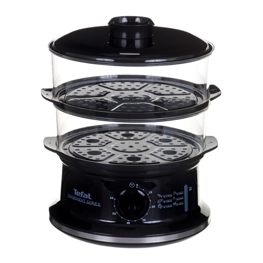 Tefal VC140135 dampkoger 2 kurv(e) Sort Fritstende 900 W #1
