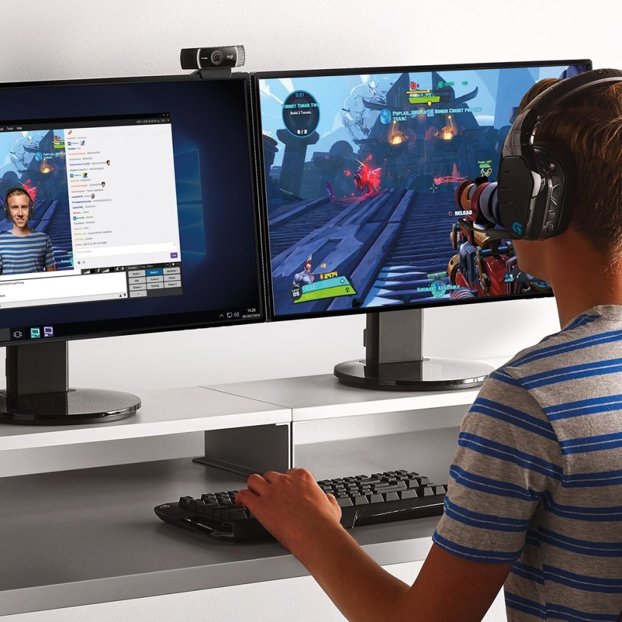 Logitech C922 Pro Stream webcam 1920 x 1080 pixel USB Sort #14