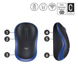 Logitech M185 black/blue #6