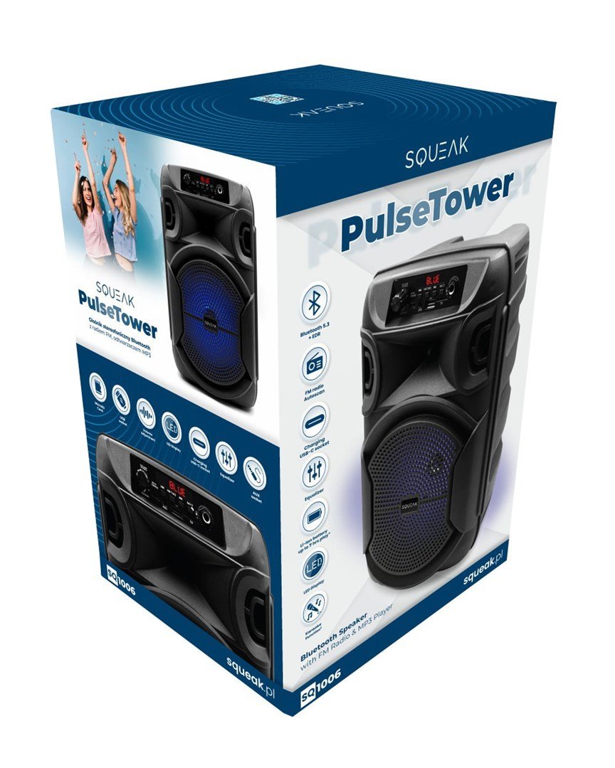 SQUEAK KARAOKE-H�JTTALER PULSETOWER BT 5.3 + EDR SQ1006 #3