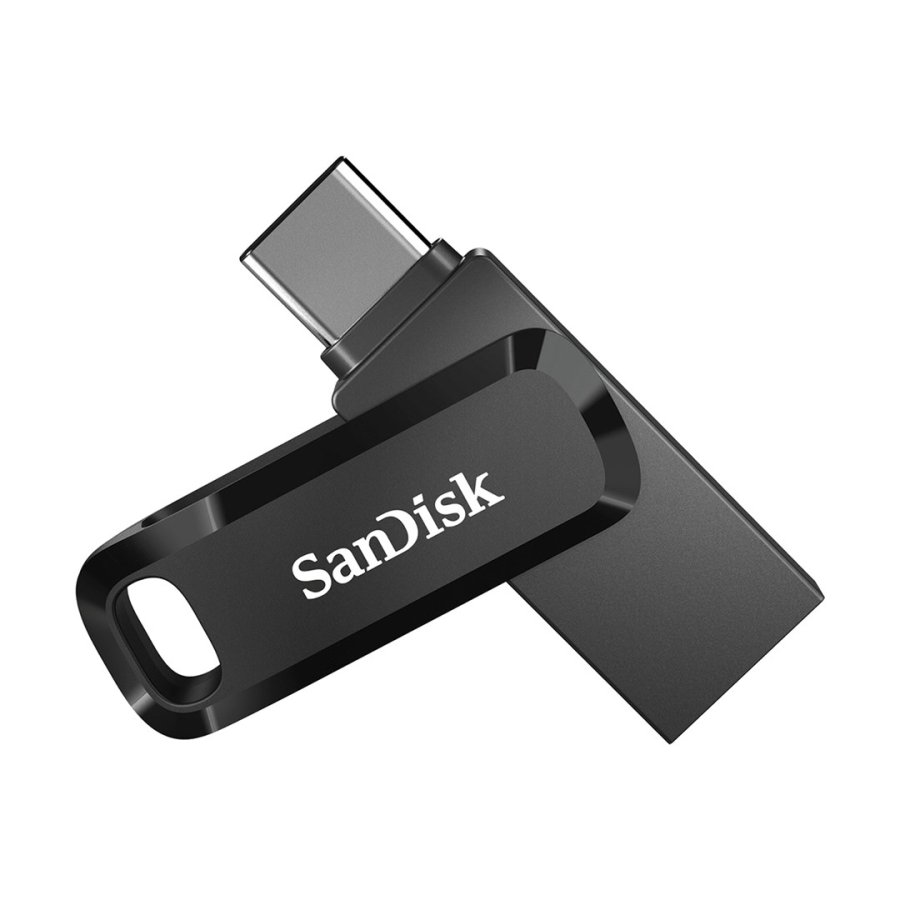 SanDisk Ultra Dual Drive USB-ngle 128 GB USB Type-A / USB Type-C 3.2 Gen 1 (3.1 Gen 1) Sort, Slv #1