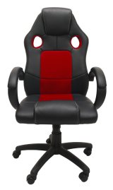 Topeshop FOTEL ENZO CZER-CZAR Computermbel og kontorstol Polstret sde Polstret rygln #2