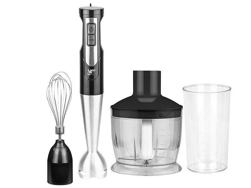 LAFE BRK-003A blender 0,6 L Nedsnkning blender Sort, Slv, Transparent 800 W #1