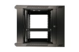 Extralink 9U 600X600 AZH WALL-MOUNTED RACKMOUNT CABINET SWING TYPE BLACK Vgmonteret stativ Sort #9