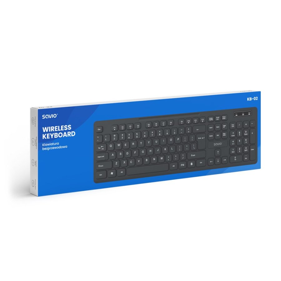 Savio KB-02 tastatur Hjemme/kontor USB QWERTY Sort #4