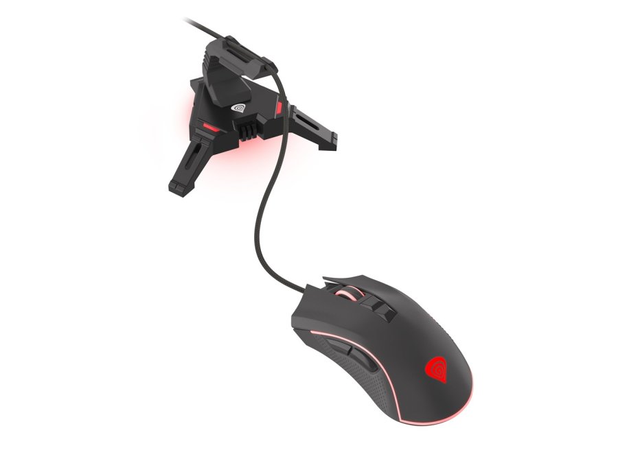 GENESIS VANAD 300 MOUSE BUNGEE CABLE HOLDER + USB HUB #4
