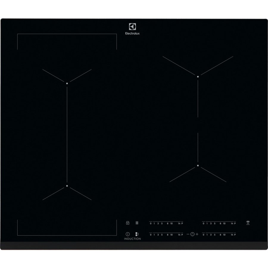 Electrolux EIV634 Sort Indbygget 60 cm Zone induktionskogeplade 4 zone(s) #1