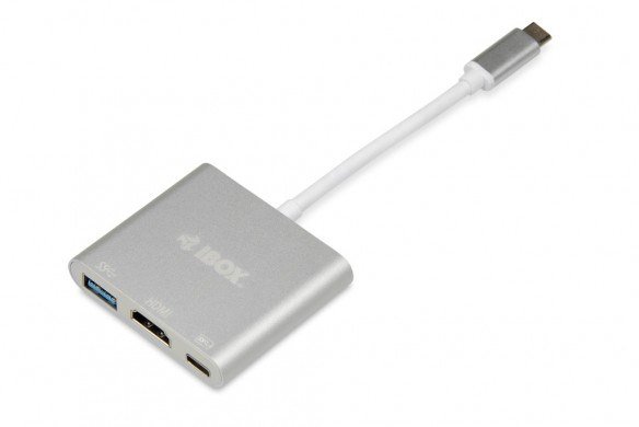 iBox IUH3CFT1 dockingstation USB 3.2 Gen 1 (3.1 Gen 1) Type-C Slv #1