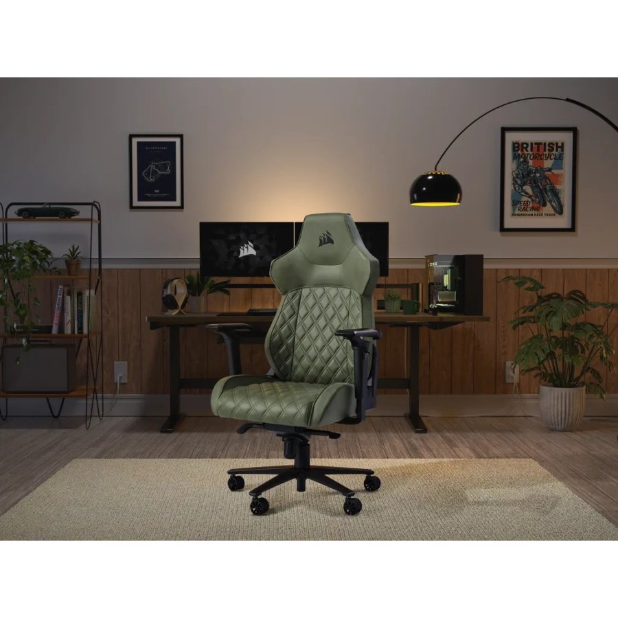 Corsair TC500 LUXE PC gamingstol Polstret s�de Gr�n #6