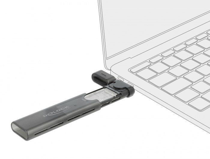 DeLOCK 42635 drevkabinet SSD kabinet Sort M.2 #3