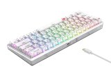 Havit KB903L - gaming-tastatur (gennemsigtig hvid) #4