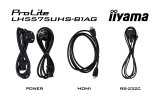 iiyama LH5575UHS-B1AG skilte display Digital fladpaneldisplay 138,7 cm (54.6