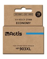 Actis KH-903CR blk (erstatning HP 903XL T6M03AE; Standard; 12 ml; bl) - Ny chip #1