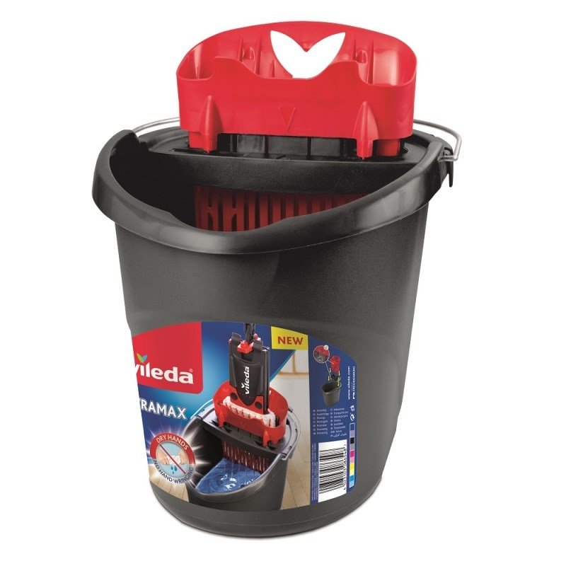 Vileda Ultramax Mop Set rengringsmoppe Sort, Rd #1