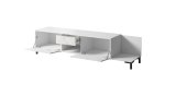RTV-skab MARMO 2D1S1K 195x40x47,5 cm hvid mat/marmor hvid #2