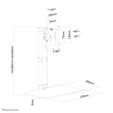 Neomounts FPMA-D890BLACK skrmbeslag og -stativer 76,2 cm (30