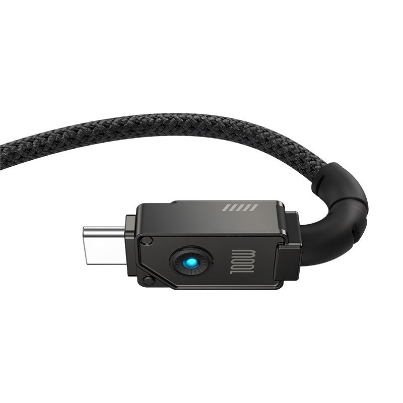Baseus Unbreakable USB-kabel 1 m USB A USB C Sort #2
