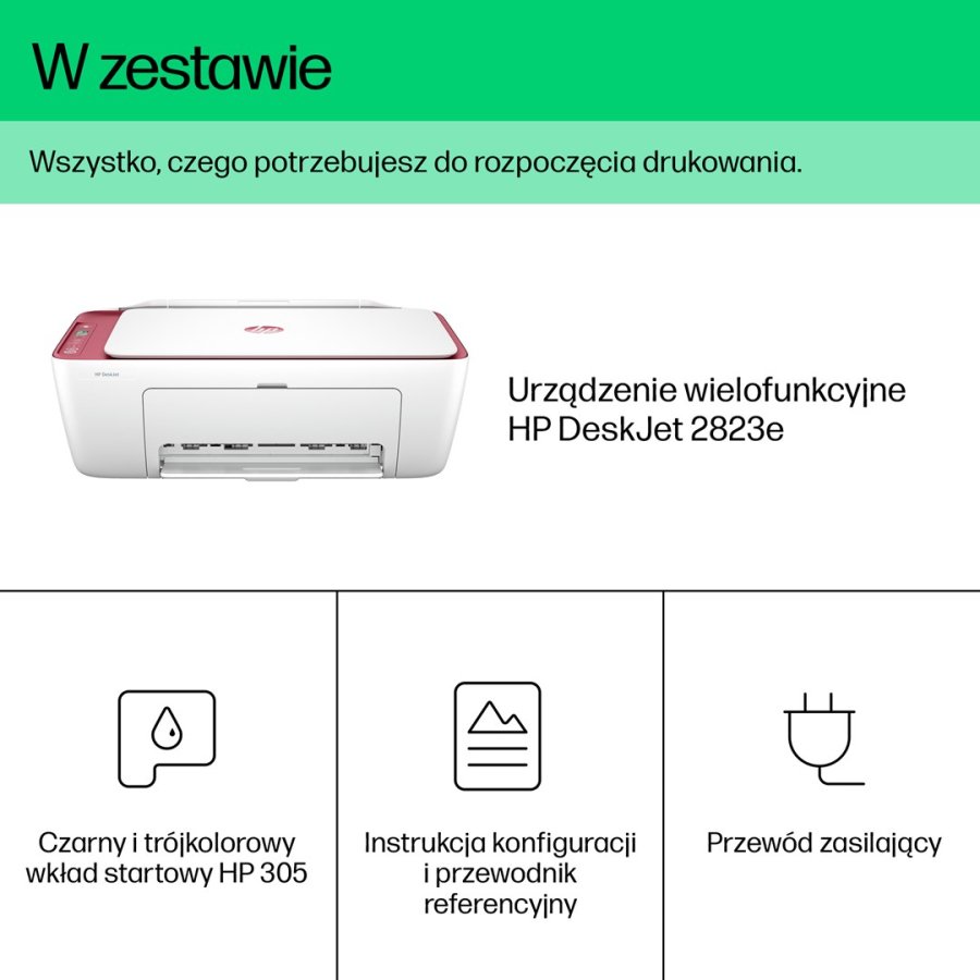 HP DeskJet 2823e Tr�dl�st All-in-One Farve Printer, Kopimaskine, scanner #16