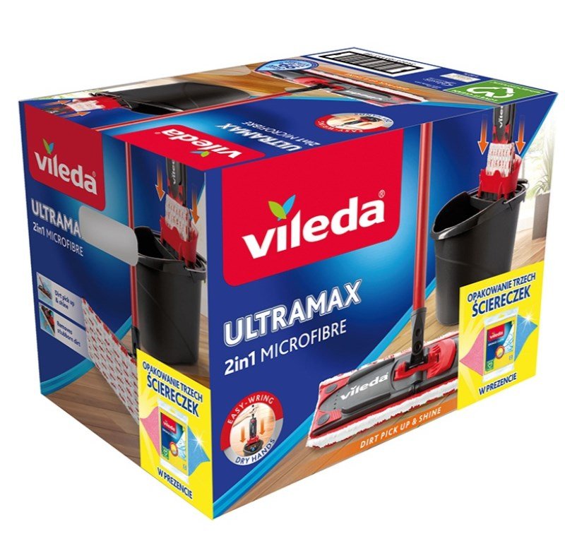 Vileda Ultramax Box moppe + klude 3 stk. #3