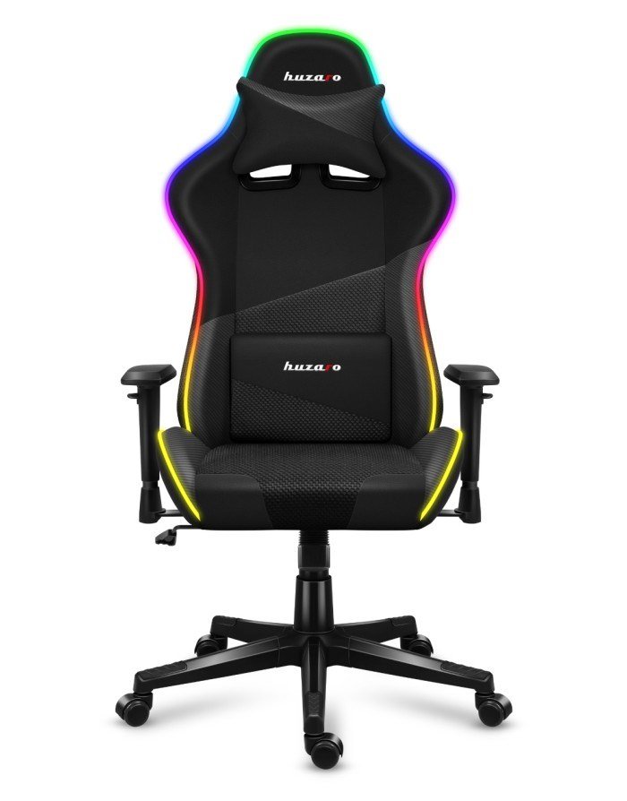 Huzaro Force 6.2 RGB PC gamingstol Spand (vugge) sde Sort #2