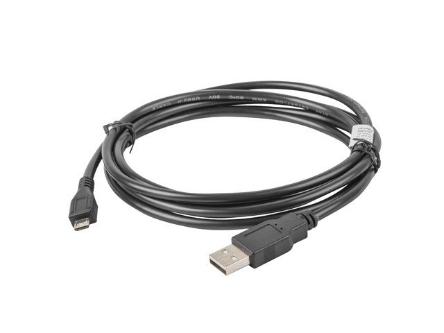 Lanberg CA-USBM-10CC-0018-BK USB-kabel USB 2.0 1,8 m Micro-USB B USB A Sort #2