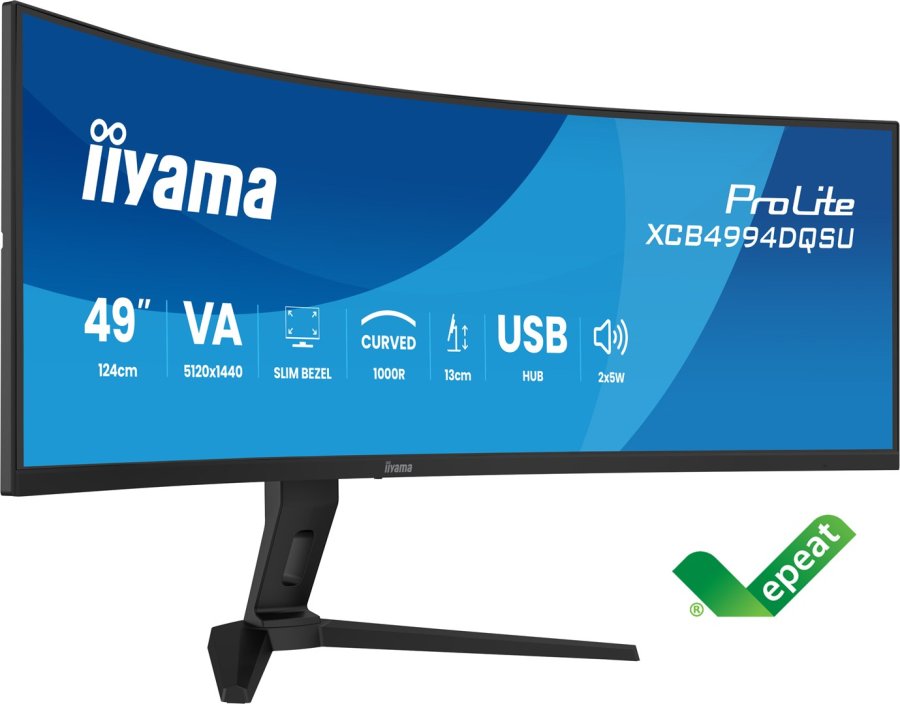 iiyama ProLite XCB4994DQSU-B1 computersk�rm 124,5 cm (49