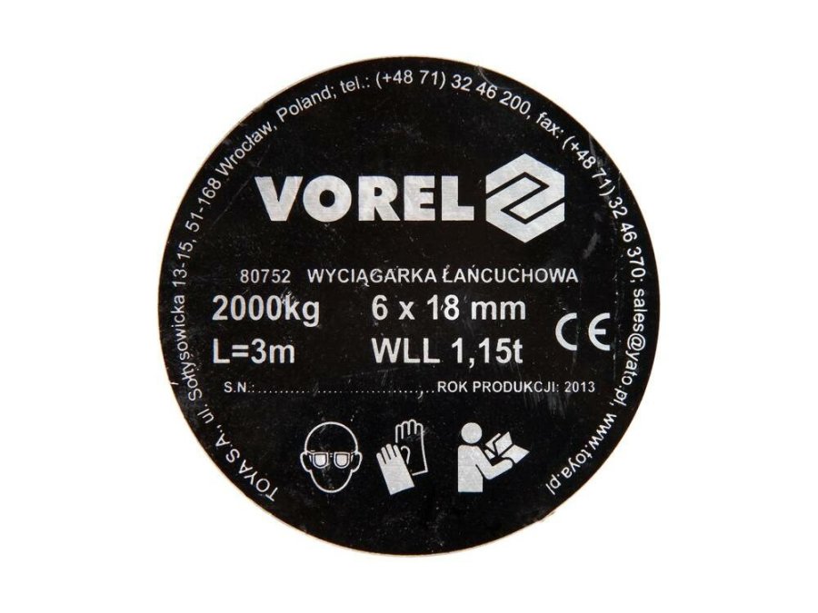 VOREL 80752 donkraft & st�tte til k�ret�j #3