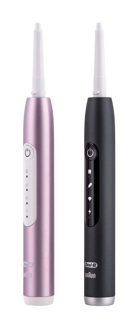 Oral-B Pulsonic Slim Luxe 4900 To soniske tandb�rster Sort, Pink #8
