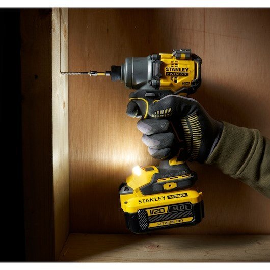 Stanley FATMAX SFMCF830B-XJ elektrisk skruetrkker & slagbor 3200 rpm Sort, Gul #8