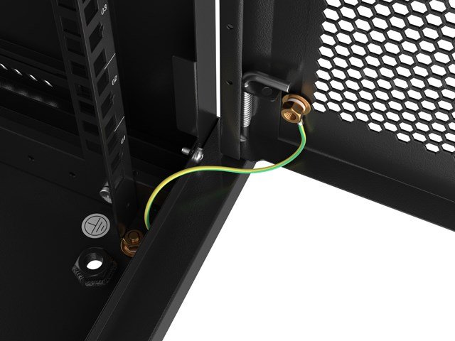 Lanberg WF01-6412-23B stativ 12U Vgmonteret stativ Sort #11