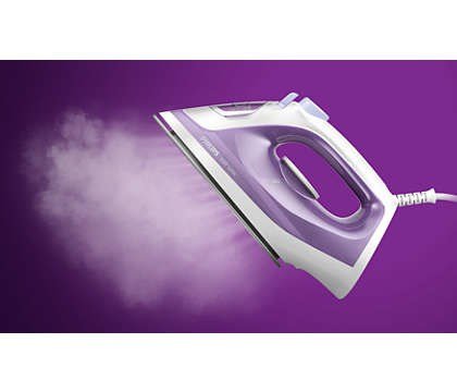 Philips 1000 series DST1020/30 strygejern Dampstrygejern Non-stick bundplade 1800 W Violet, Hvid #7