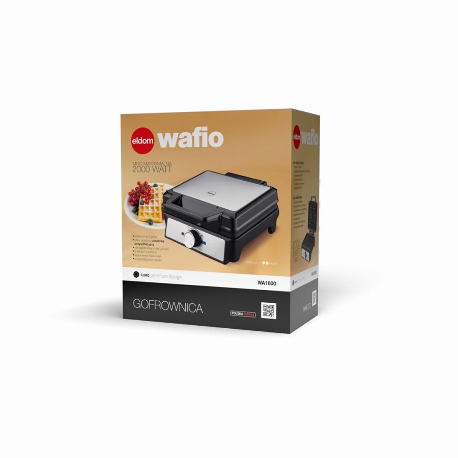 ELDOM WA1600 WAFLO VAFFELJERNE 1600W #9