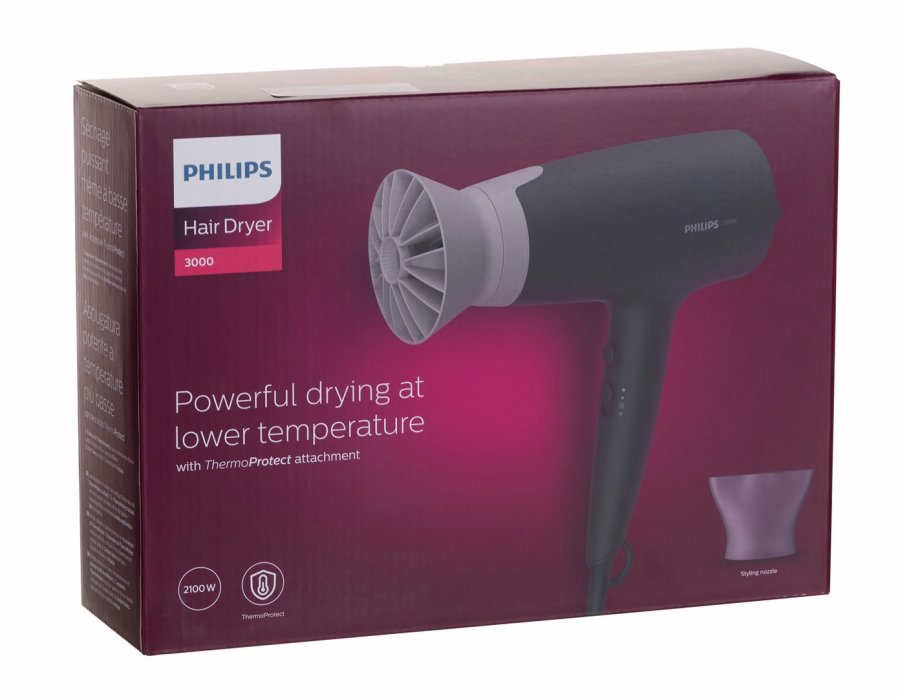 Philips 2100W hrtrrer med ThermoProtect-tilbehr #3