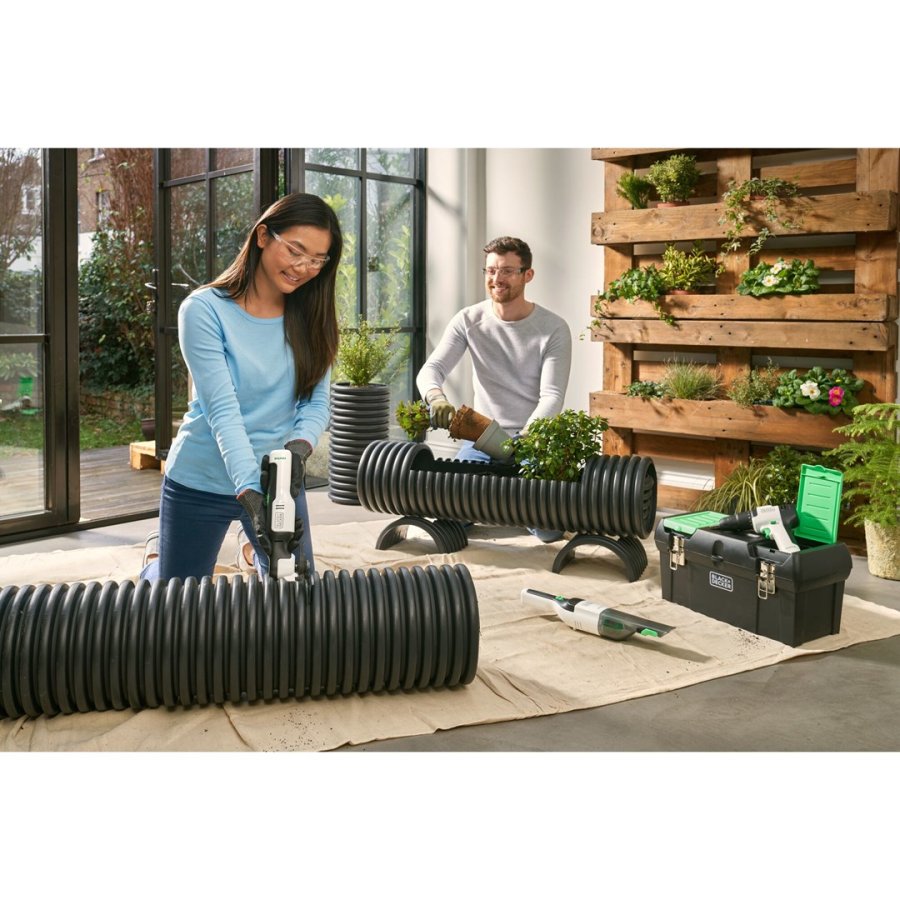 Black & Decker REVHV8C-QW hndholdt stvsuger Sort, Hvid Posels #37
