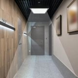 Plafond V-TAC VT-8630S overflademonteret 36W LED IP44 42x42cm bevgelsesdetektor 4000K 3820lm (SKU 76741) Sort #7