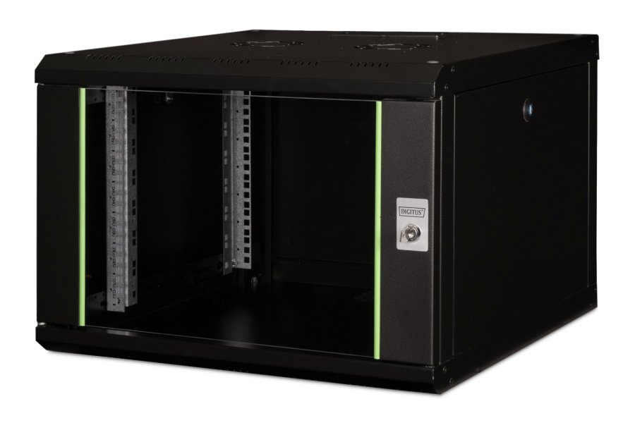 Digitus DN-19 07U-6/6-SW stativ 7U V�gmonteret stativ Sort #1