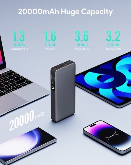AUKEY PB-Y43 powerbank Lithium 20000 mAh Sort #2