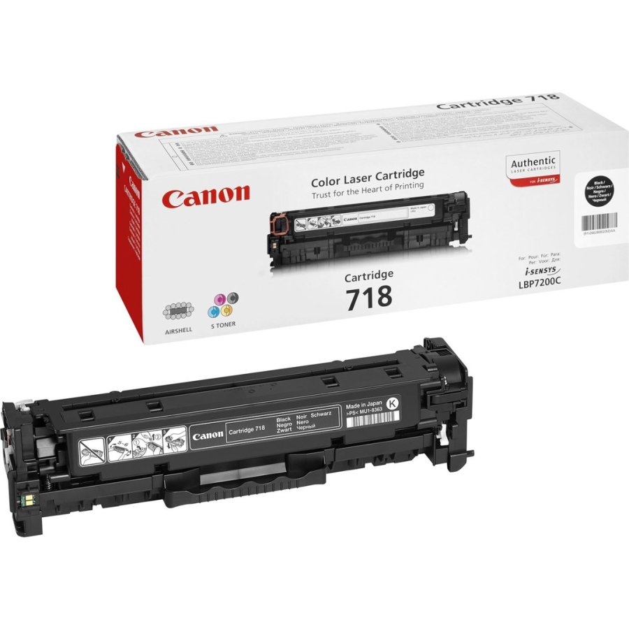 Black Laser Toner (2662B002 - 718BK) #1