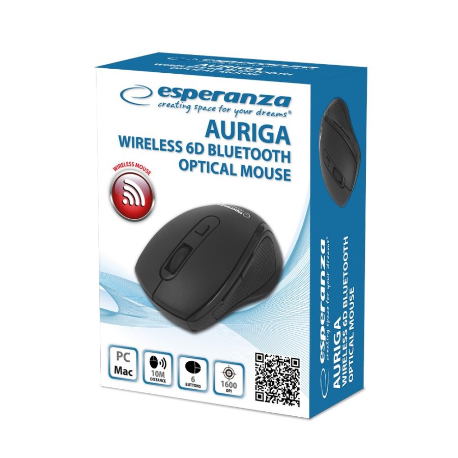 Esperanza EM128K trdls Bluetooth 6D-mus, sort #2