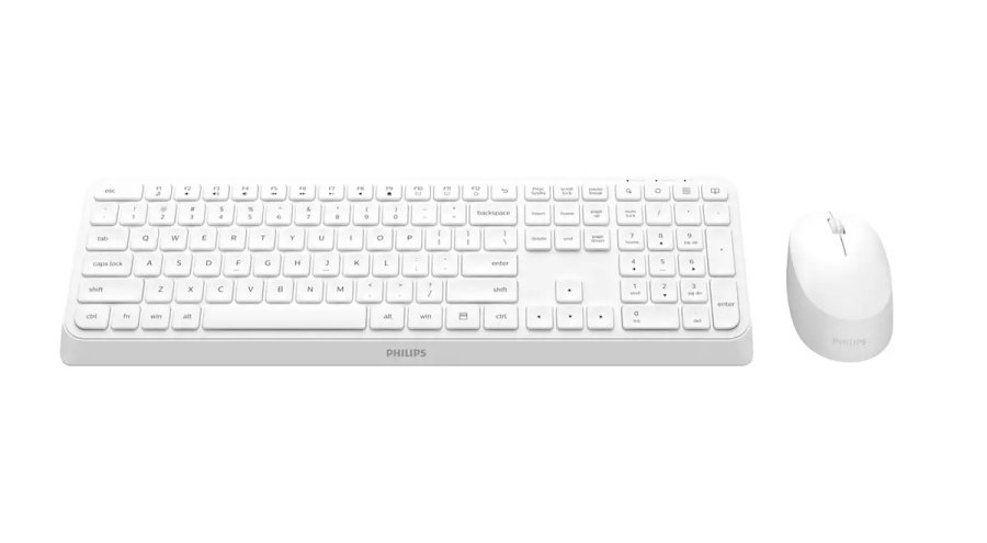 Philips 3000 series SPT6307W/00 tastatur Mus inkluderet Universel RF tr�dl�st QWERTY Engelsk Hvid #4
