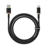 Baseus Dura USB Type A til Type C 60 W hurtigopladningskabel 1 m Sort, Guld #1