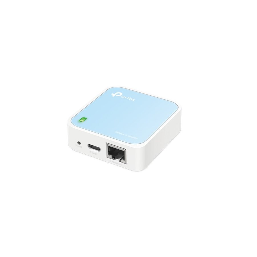 TP-Link TL-WR802N tr�dl�s router Hurtigt ethernet Enkelt band (2,4 GHz) Bl�, Hvid #2