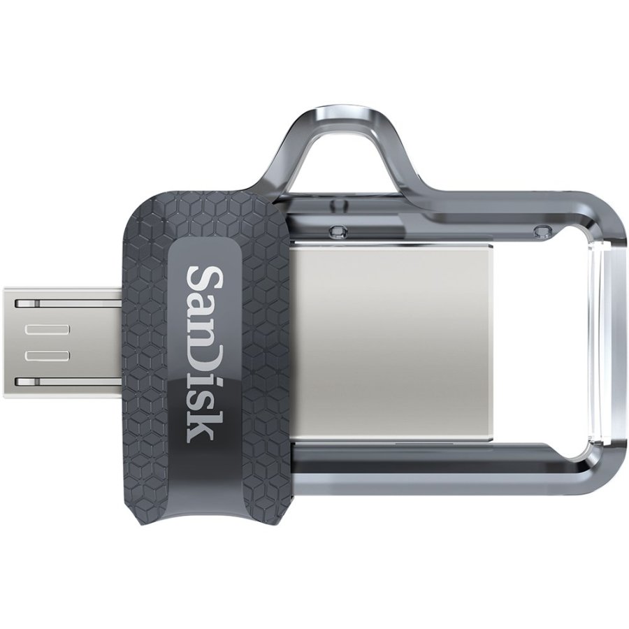 SanDisk Ultra Dual m3.0 USB-ngle 256 GB USB Type-A / Micro-USB 3.2 Gen 1 (3.1 Gen 1) Sort, Slv, Transparent #3
