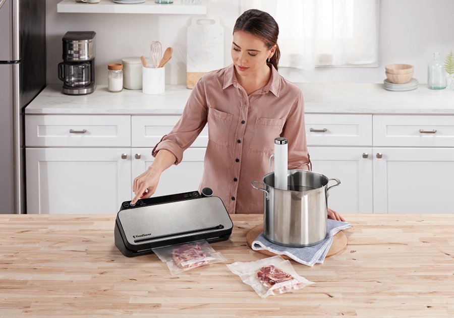 FoodSaver VS3190X vakuum forsegler Sort, Rustfrit st�l #8