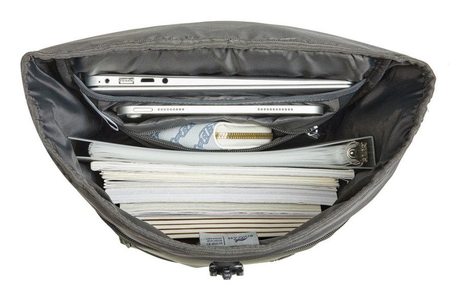 Rivacase Eden rygs�k Rejserygs�k Oliven PU-l�der, Polyester, Genanvendt polyethylenterephthalat (rPET) #14