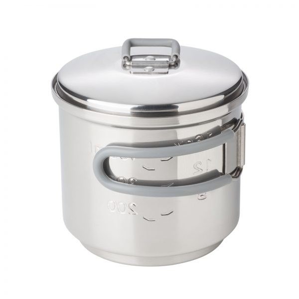 ESBIT Cookset for solid fuel Pot 0,585 L Rustfrit stl #3
