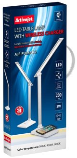 Activejet AJE-PULSAR 2 bordlampe Ikke-udskiftelig p�re(r) 3 W LED G S�lv, Hvid #4