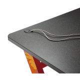 NanoRS RS120 Gaming Computer Desk, Modern Design, Light and Stable ( 50kg max load), Black & Orange, #4