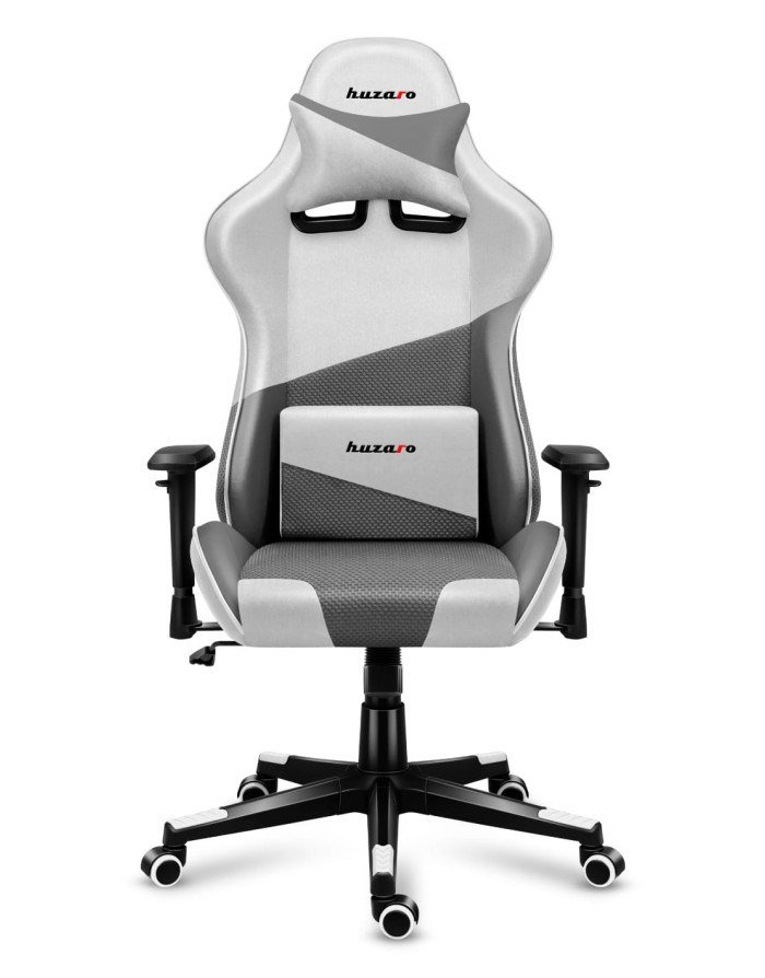 Huzaro Force 6.2 PC gamingstol Spand (vugge) sde Gr, Hvid #2